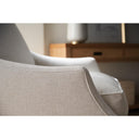 Kara Swivel Chair/Nomad Snow