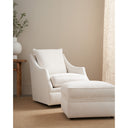 Kara Swivel Chair/Nomad Snow