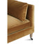 90” Madeline Sofa - Antiqued Amber Velvet