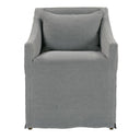 Odessa Slip Dining Chairs with Casters