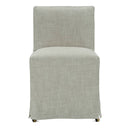 Odessa Slipcovered Armless Dining Chair
