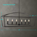 Clayton 6 Light Chandelier