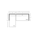 Lilah Sectional 108" (Bench Seat Love Seat)