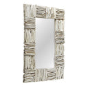 Bleached Teak Branch Mirror
