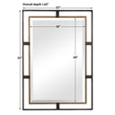 Carrizo Mirror- Rectangle