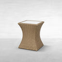 Bari Square End Table Natural Finish