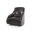 Dark Brown Contemporary Style Leather Chair