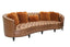 Leather Curved Sofa