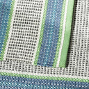 Pompano Cobalt Outdoor Runner Rug