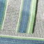 Pompano Cobalt Outdoor Runner Rug