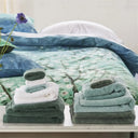 Loweswater Antique Jade Cotton Towels