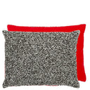 Elliottdale Charcoal & Scarlet Decorative Pillow