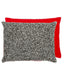 Elliottdale Charcoal & Scarlet Decorative Pillow