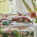 Thelma's Garden Fuchsia Bedding- Duvet Cover