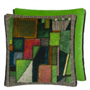 Raku Patchwork Velvet Decorative Pillow