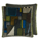 Raku Patchwork Velvet Decorative Pillow