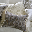 Pradelles Zinc Textured Weave Decorative Pillow