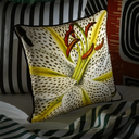 Flowered Craie Decorative Pillow