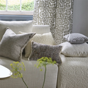 Pradelles Zinc Textured Weave Decorative Pillow