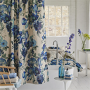 Hirigana Indigo Shower Curtain