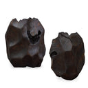 Burnt Black Wood Sculpture(2)