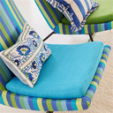 Enamel Flower Cotton Decorative Pillow