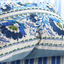 Enamel Flower Cotton Decorative Pillow