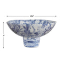 Indigo Marble Pedestal Bowl