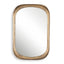 Malone Mirror in Brass