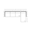 Freya Sectional 138" x 64"(Chaise)