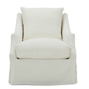Kara Slipcovered Swivel Chair w/ Glider option