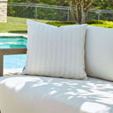 Basket Stripe Outdoor Pillow