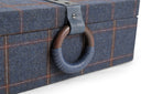 Blue Tweed Boxes (set of 2)