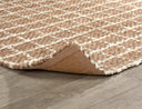Windowpane Chenille Natural/Ivory