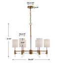 Welkin 6 Light Chandelier