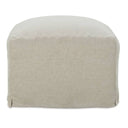 Lilah Slipcovered Ottoman