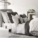 Astor Charcoal And Dove Bedding - Duvet Cover