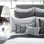 Astor Charcoal And Dove Bedding - Duvet Cover