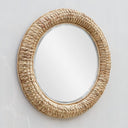Twisted Seagrass Round Mirror
