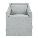 Odessa Slipcovered Dining Chair With Arms (no caster)