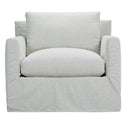 Sylvie Slipcovered Swivel Chair