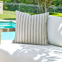 Basket Stripe Outdoor Pillow