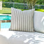 Basket Stripe Outdoor Pillow