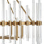 Crystal Stick 8 Light Chandelier
