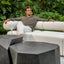Bolster Outdoor Armless Sofa