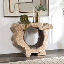 Odette Solid Wood Rectangle Console Table