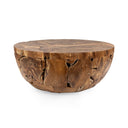 Garford Solid Wood Round Cocktail Table