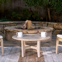 Dawn Outdoor Round Cocktail Table