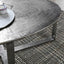 Flores Cast Aluminum Oval Coffee Table