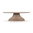 Amra Solid Wood Oval Dining Table